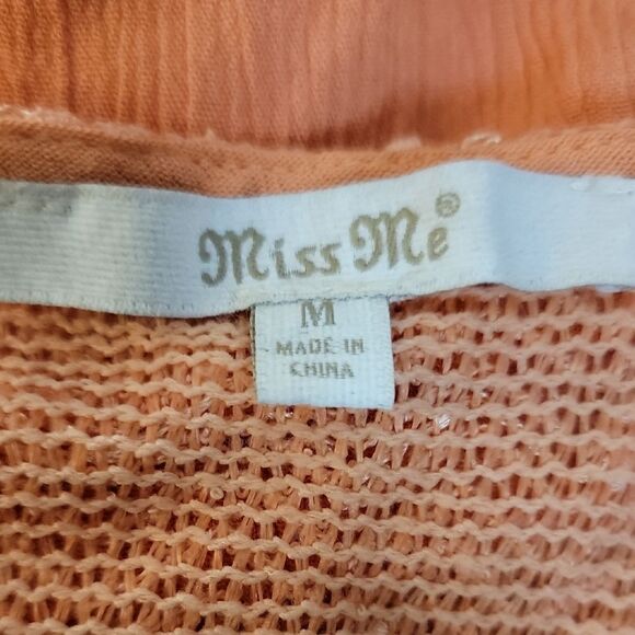 MISS ME Coral Embroidered Boho Dress - Picture 3 of 5